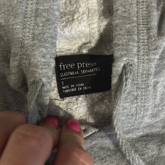 Free Press Hoodie with Lace-Up Sides - Picture 3 of 3